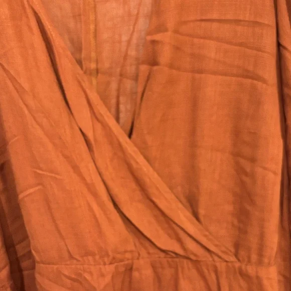 Eloquii Long Sleeve Rust Dress size 14 - Picture 3 of 4